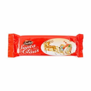 Santa Claus – napolitană umplută cu cremă de cacao, învelită în glazură de cacao, 25 g